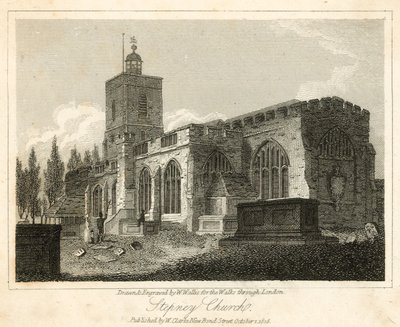 Stepney Church, London av Walter Wallis