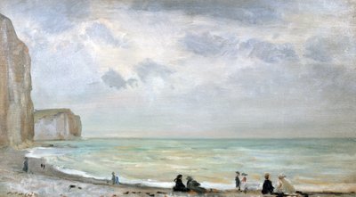 The Beach at Dover (olja på panel) av Walter Westley Russell
