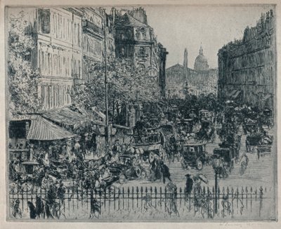 Rue Royale, Paris, c1913 av Walter Zeising