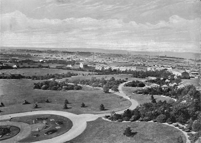 Barnsley Park and Town, c1896 av Warner Gothard