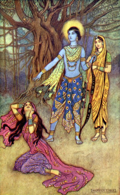 Rama avvisar demonälskaren av Warwick Goble