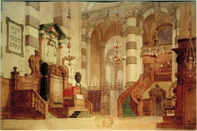 Interiör av katedralen av Vasilij Dmitrievich Polenov