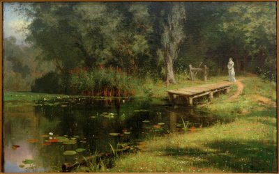 Övervuxen damm av Vasilij Dmitrievich Polenov