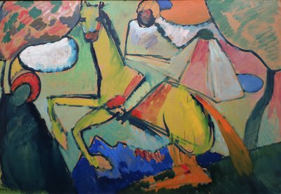 1909 Kandinsky ryttare av Wassily Kandinsky