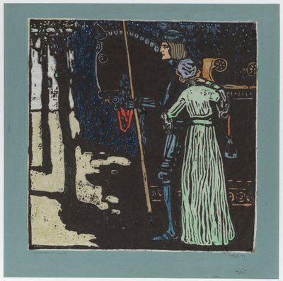 Farväl (stor version) (andra utgåvan) av Wassily Kandinsky