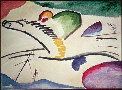 Abstrakt häst, 1911 av Wassily Kandinsky