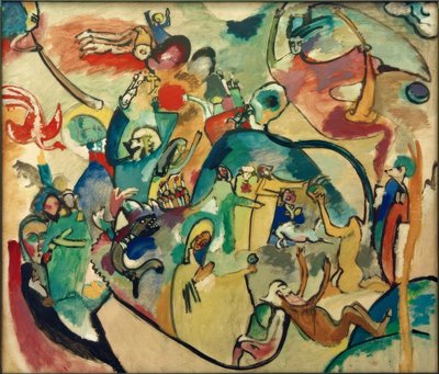 Alla helgons dag II av Wassily Kandinsky