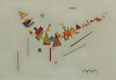vinkelgunga; Winkelschwung av Wassily Kandinsky
