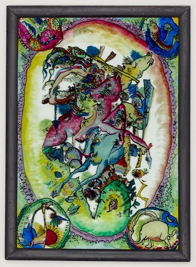 Apokalyptiska ryttare II av Wassily Kandinsky