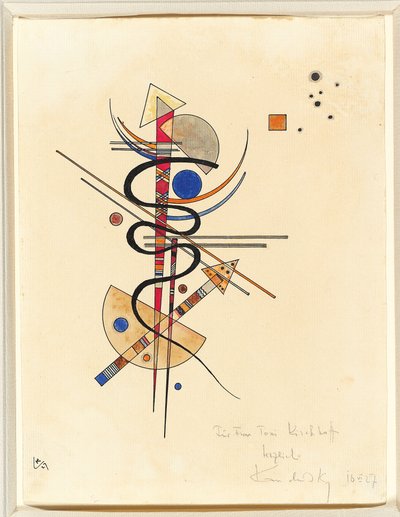 Akvarell för fru Toni Kirchhoff av Wassily Kandinsky