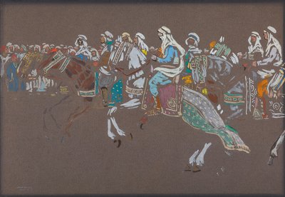 Arabiska kavalleriet, 1905. av Wassily Kandinsky