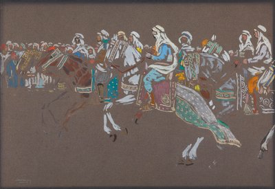 Arabiskt kavalleri av Wassily Kandinsky