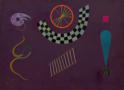 Band mit Karrees. 1944 av Wassily Kandinsky