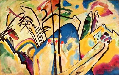 Komposition nr. 4 av Wassily Kandinsky
