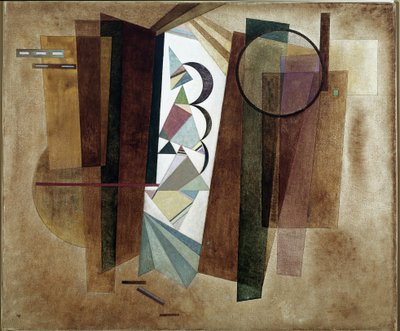 Utveckling i brunt - måleri av Wassily Kandinsky