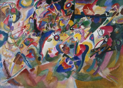 Utkast 3 för "Composition VII" av Wassily Kandinsky