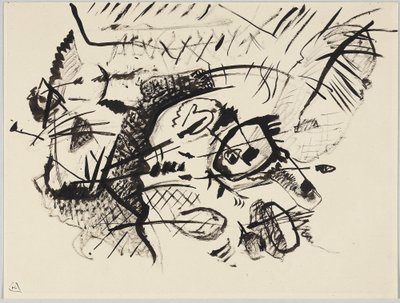 Utkast till "Komposition VII" av Wassily Kandinsky