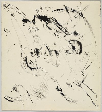 Utkast till "Komposition VII" av Wassily Kandinsky