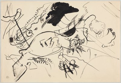 Utkast till "Komposition VII" av Wassily Kandinsky