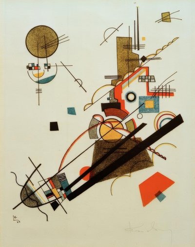 Glad klättring av Wassily Kandinsky