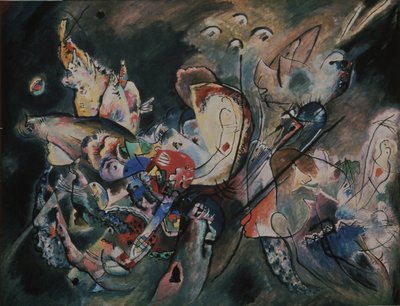 Dyster. Komposition Nr. 221, 1917 av Wassily Kandinsky