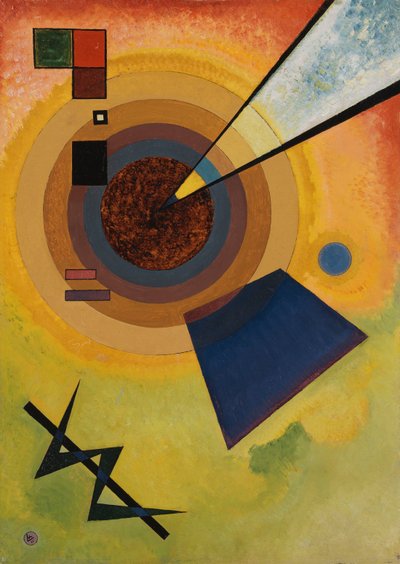 Grönt och rött av Wassily Kandinsky
