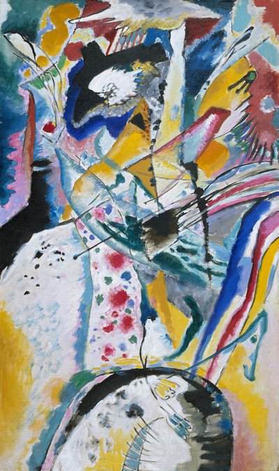 Stor studie till en väggmålning för Edwin R. Campbell (sommar) av Wassily Kandinsky