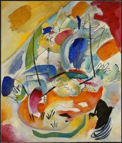 Improvisation 31 (sjöstrid). 1913 av Wassily Kandinsky