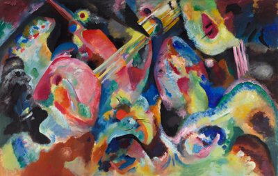 Improvisation Syndaflod av Wassily Kandinsky