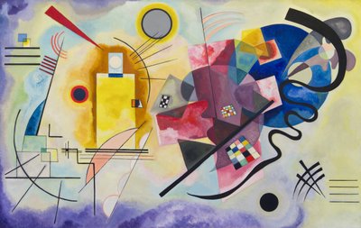 Jaune Rouge Bleu av Wassily Kandinsky