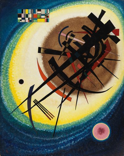 Kandinsky - I den klara ovalen, 1925 av Wassily Kandinsky