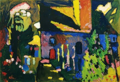 Kyrka i Murnau. 1909 av Wassily Kandinsky