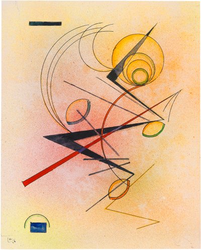 Little Warm, 1928. av Wassily Kandinsky