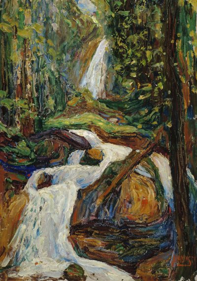 Kochel - Vattenfall I av Wassily Kandinsky