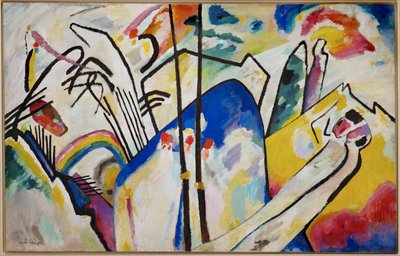 Komposition 4 (olja på duk) av Wassily Kandinsky