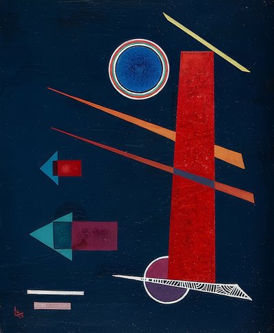 Kraftfull röd. 1928 av Wassily Kandinsky