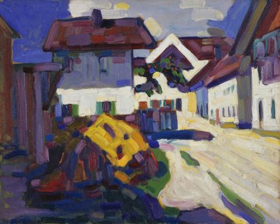 Murnau - grupp av hus av Wassily Kandinsky