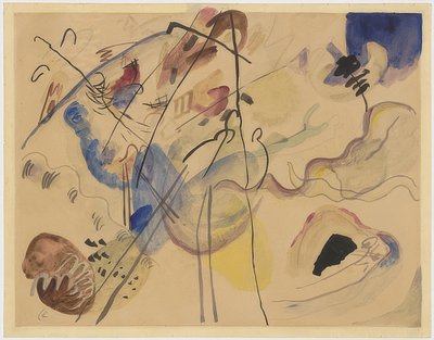 Ofrälse. 1911-12 av Wassily Kandinsky