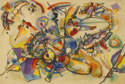 Ofrälse. Omkring 1916 av Wassily Kandinsky