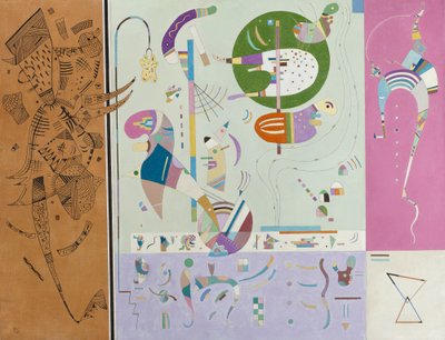 Partierna skiljer sig åt av Wassily Kandinsky
