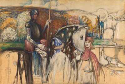 Beväpnad riddare av Wassily Kandinsky