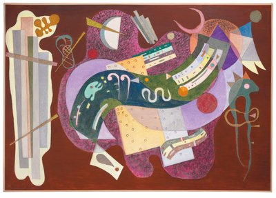 Stel och böjd av Wassily Kandinsky
