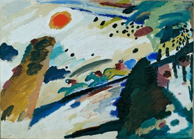 Romantiskt landskap av Wassily Kandinsky