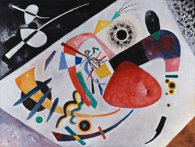 Röd fläck II av Wassily Kandinsky