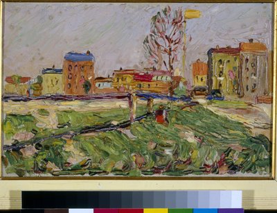 ""Schwabing, München"" Målning av Vassily Kandinsky (eller Wassily Kandinsky eller Kandinskyj av Wassily Kandinsky