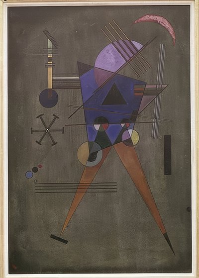 Svarta triangeln. 1925 av Wassily Kandinsky