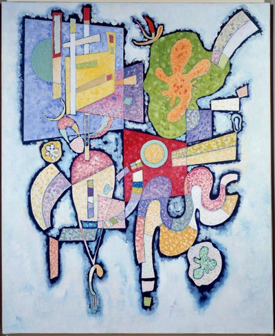 Simple Complexity 1939 (olja på duk) av Wassily Kandinsky