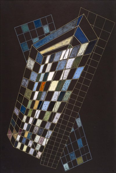 ""Småplan"" Målning av Vassily Kandinsky (eller Wassily Kandinsky eller Kandinskyj av Wassily Kandinsky