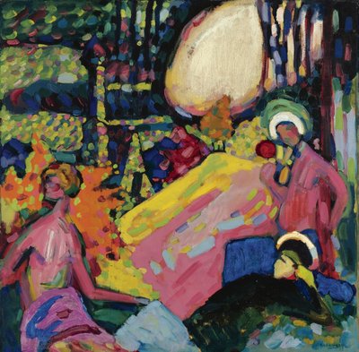 ""White Sound"" Målning av Vassily Kandinsky (eller Wassily Kandinsky eller Kandinskyj av Wassily Kandinsky