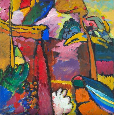 Studie för improvisation V av Wassily Kandinsky